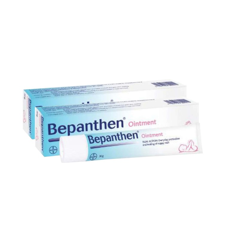 BEPANTHEN Ointment 30g x 2 for Baby Diaper Rash, Dry Skin, Skin Protection Cream