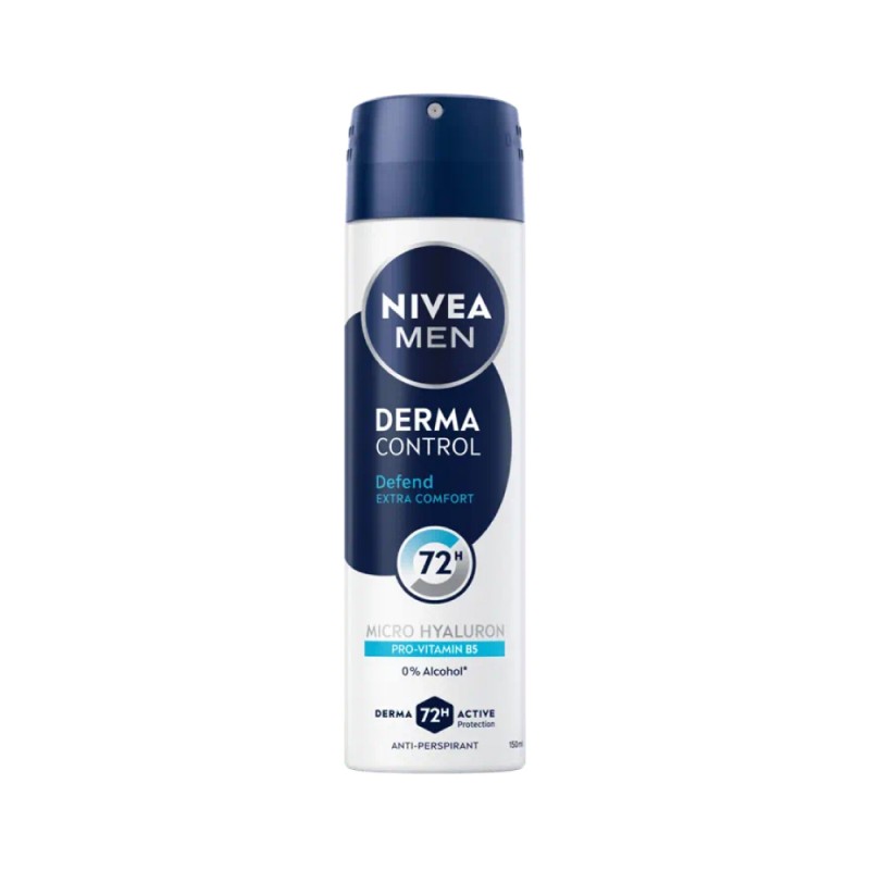 NIVEA Men Deodorant Spray 50ml - Derma Control Defend for Ketiak Wangi Deodorant