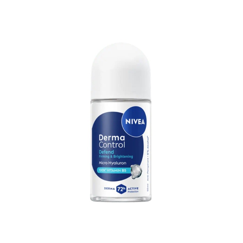 NIVEA Female Roll On Deodorant 50ml - Derma Control (Defend / Bright Repair) for Female Deodorant