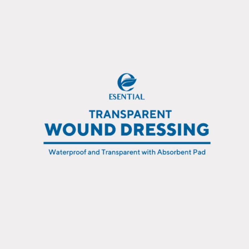 ESENTIAL Transparent Wound Dressing 50's for Wound Dressing Waterproof, Dressing Set