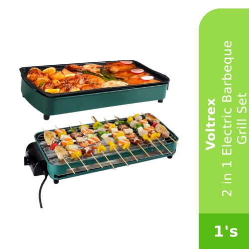 VOLTREX 2IN1 Electric Barbecue Grill Set for Electric BBQ Grill, Hotplate Grill, Pemanggang Elektrik