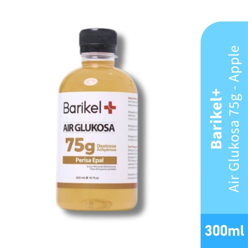 Barikel+ Air Glukosa 75g 300ml (Apple/HoneyDew/Strawberry/Orange)
