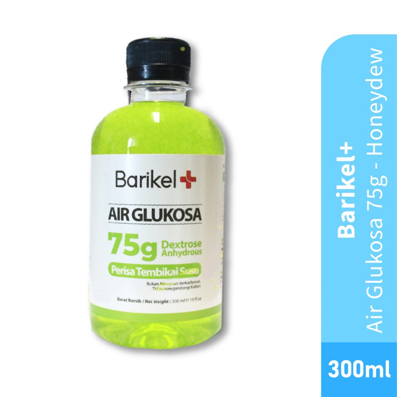 Barikel+ Air Glukosa 75g 300ml (Apple/HoneyDew/Strawberry/Orange)