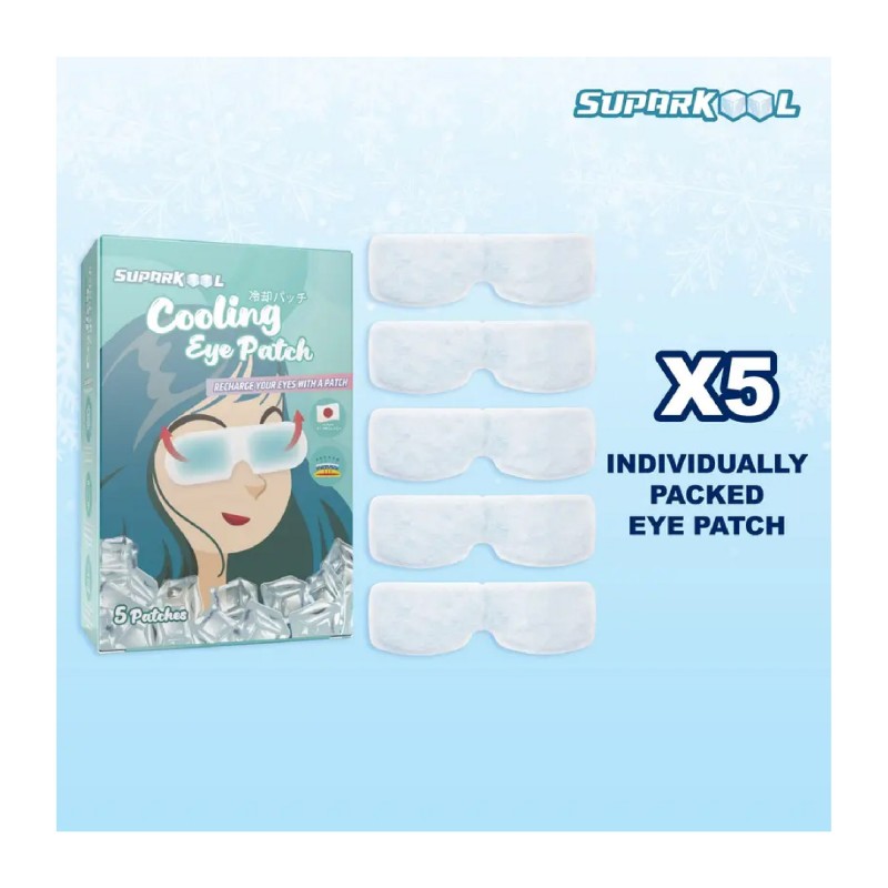 Suparkool Cooling Eye Patch 5's for Eye, Patch