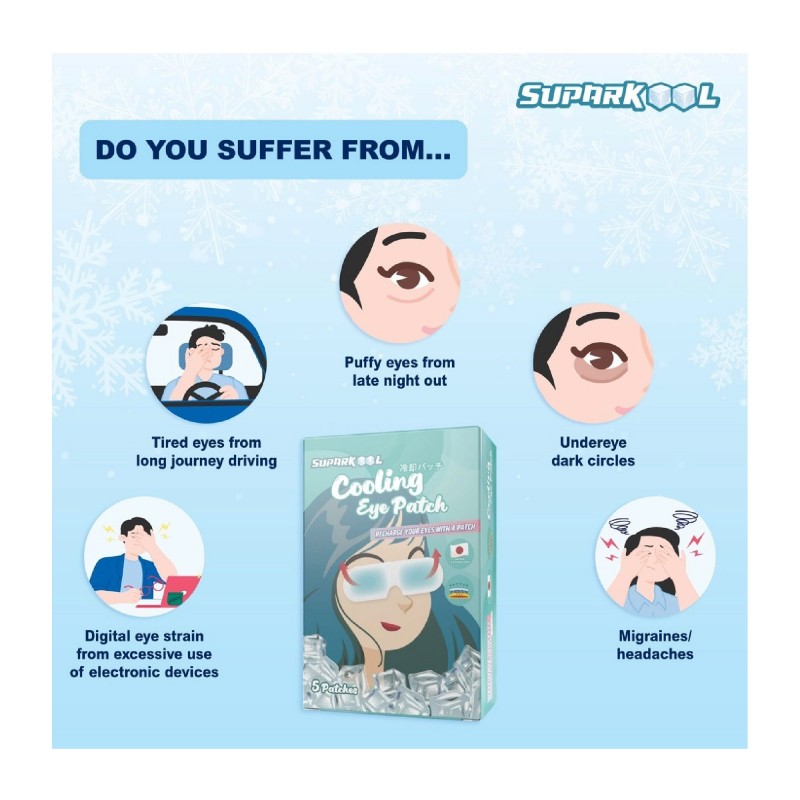 Suparkool Cooling Eye Patch 5's for Eye, Patch