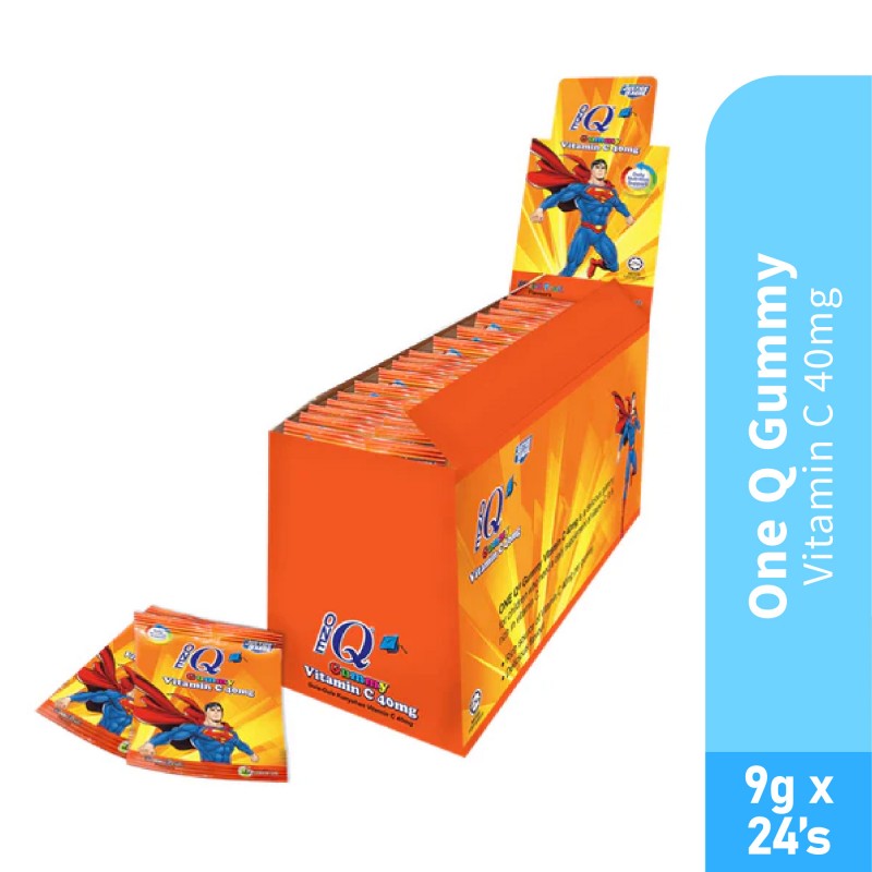 ONE Q GUMMY VITAMIN C 40MG 9G X 24'S