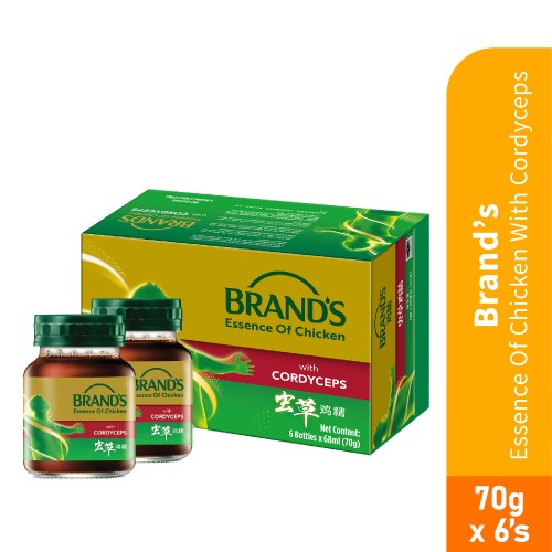 BRAND'S ESSENCE OF CHICKEN WITH CORDYCEPS 6 X 70G