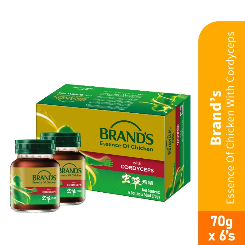 BRAND'S ESSENCE OF CHICKEN WITH CORDYCEPS 6 X 70G