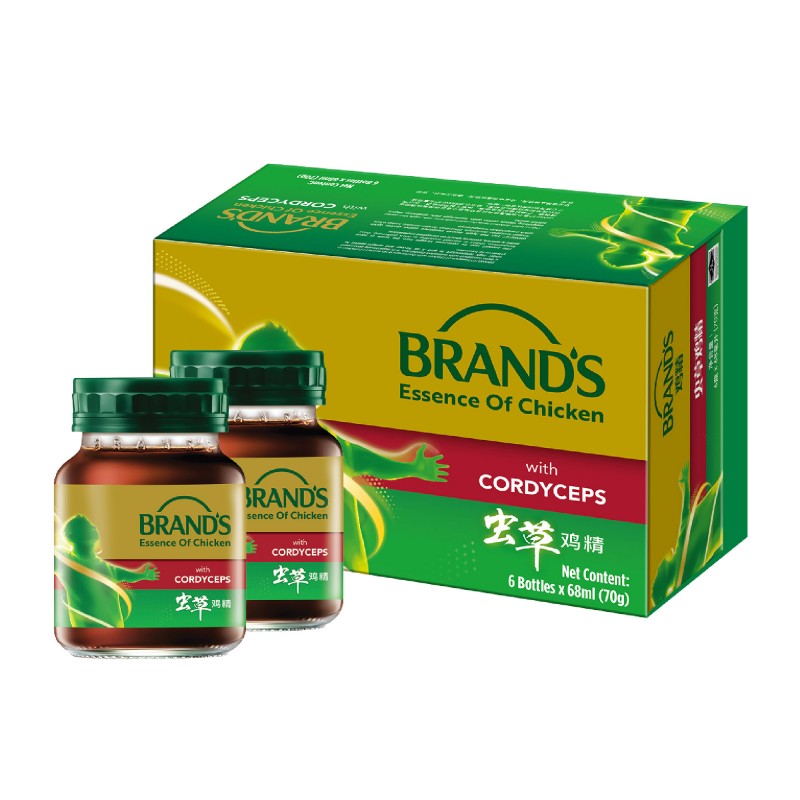 BRAND'S ESSENCE OF CHICKEN WITH CORDYCEPS 6 X 70G