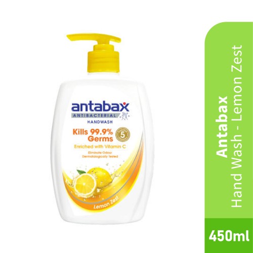 ANTABAX HAND WASH 450ML - LEMON ZEST