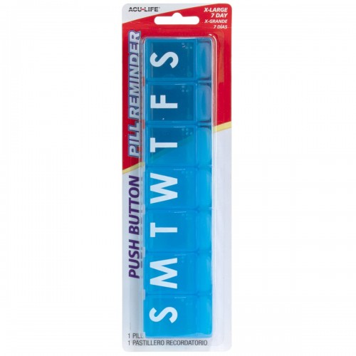 Acu-Life X-Large 7 Day Push Button Pil Reminder