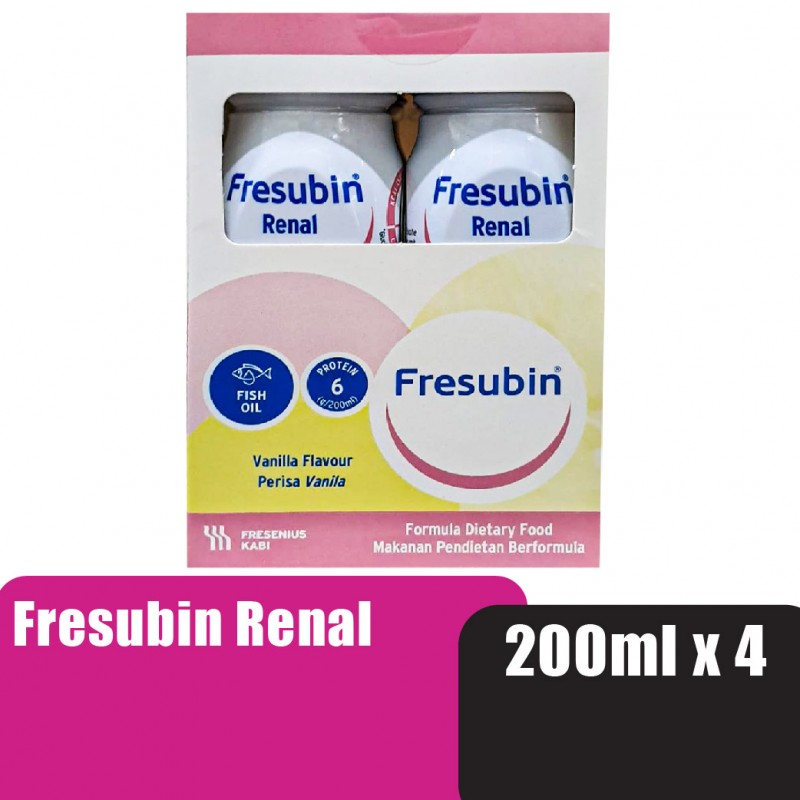 Fresubin Renal 200ML x 4 for Predialysis Renal Patients