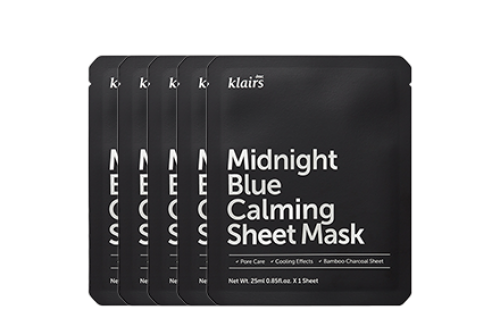 Klairs Midnight Blue Calming Sheet Mask 5's