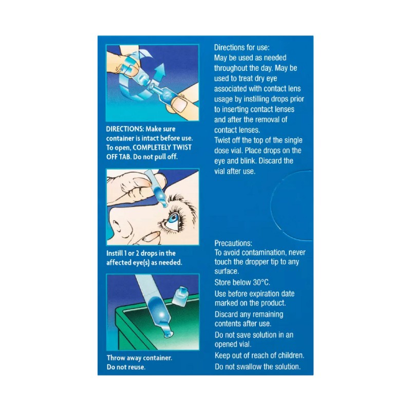 ALCON Systane Ultra Eye Drops 24 X 0.5ML - Lubricant Eye Drops for Dry Eye