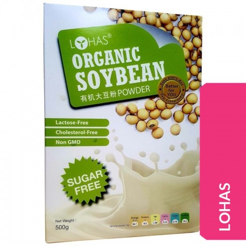 Lohas Organic Soy Bean Powder Sugar Free 500G