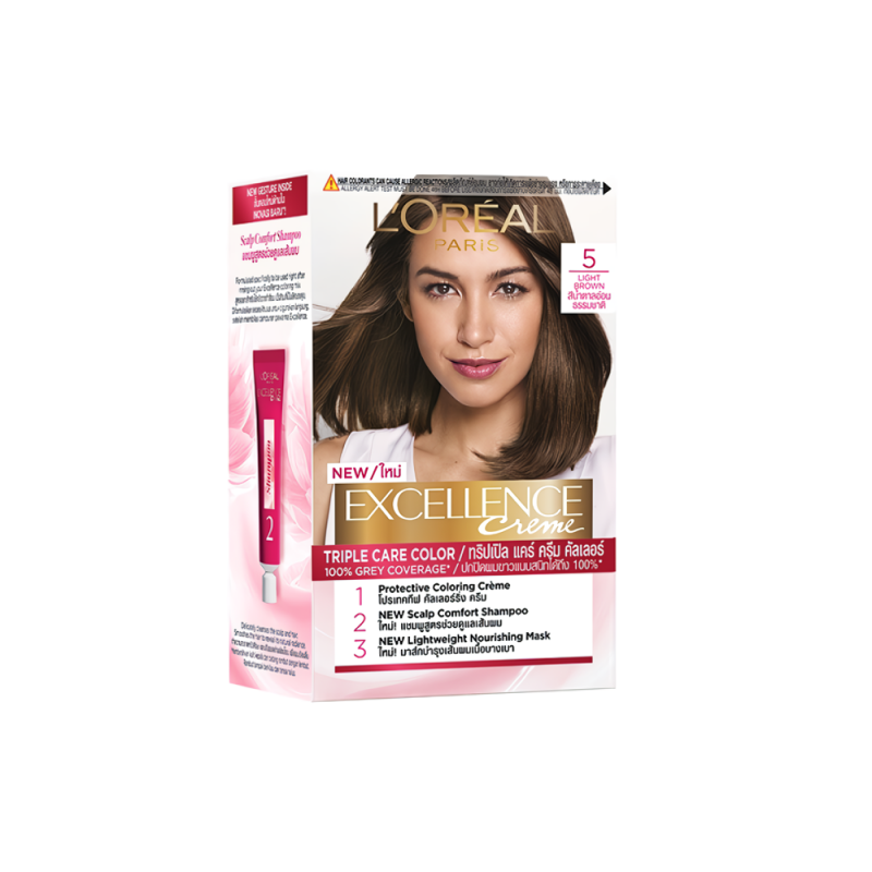 LOREAL Paris Excellence Creme 5 - Natural Light Brown (LP00260)