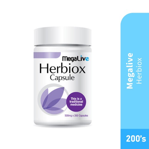 MEGALIVE Herbiox 200's Anti Inflammatory Supplements, Ubat Panas