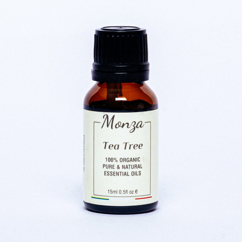 Monza Tea Tree Essential Oil 15ml - Aromatherapy Diffuser Humidifier, Massage Aromatherapy Oil Minyak Urut Aromaterapi