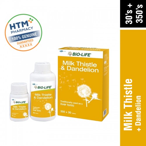Bio-Life Milk Thistle & Dandelion 350'S + 30'S