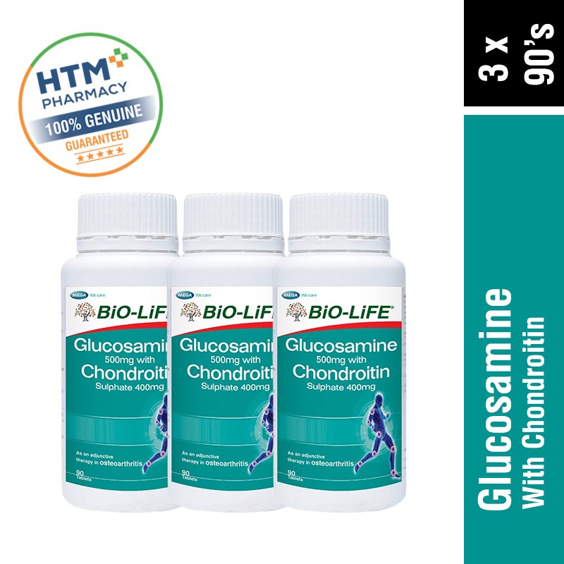 Bio-Life Glucosamine With Chondroitin 90'S x 3