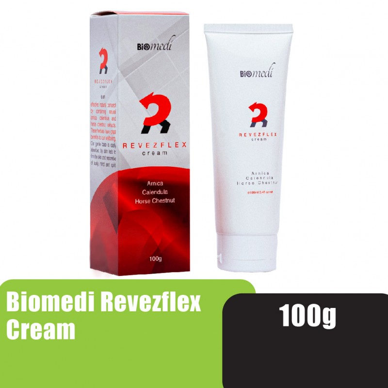 BIOMEDI Revezflex Cream with Calendula 100g for Muscle and Joint Pain Relief