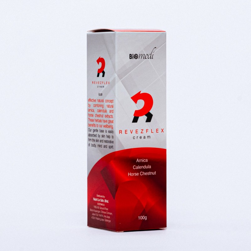 BIOMEDI Revezflex Cream with Calendula 100g for Muscle and Joint Pain Relief