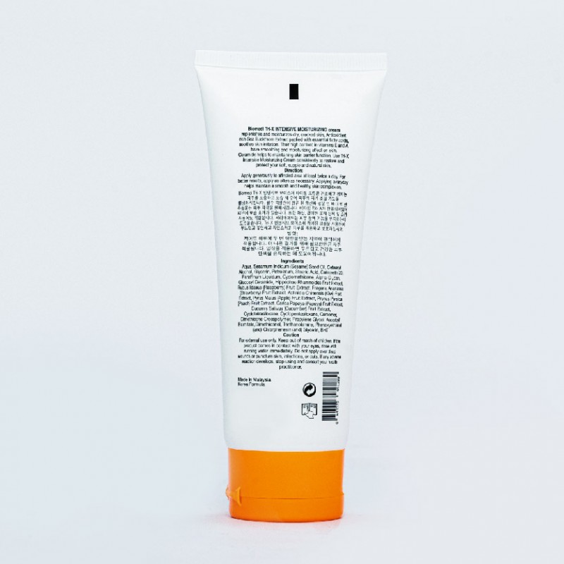 BIOMEDI Oragnic Seabuckthorn Tri-x Intensive Cream 100ml with Vitamin C (Suitable for dry skin,eczema and prevent acne)