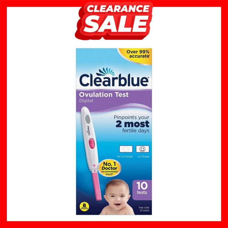 [CLEARANCE] Clearblue Ovulation Test 10 Test Sticks (EXP: 10/25)