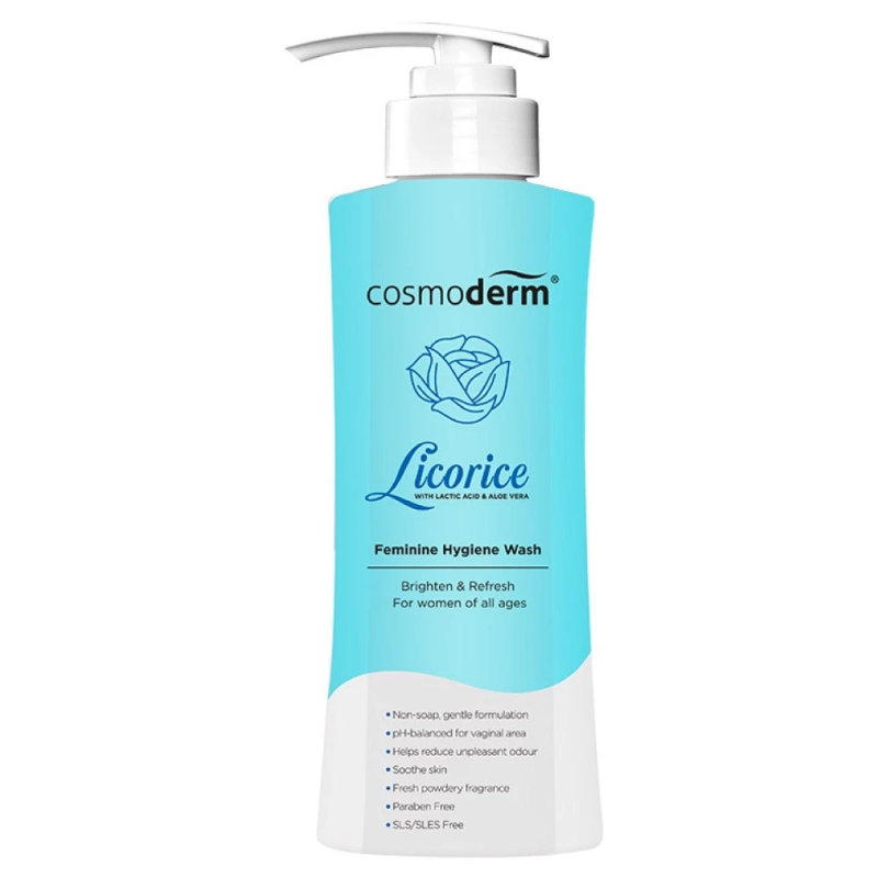 COSMODERM Licorice Feminine Hygiene Wash 375ml for Feminine Wash