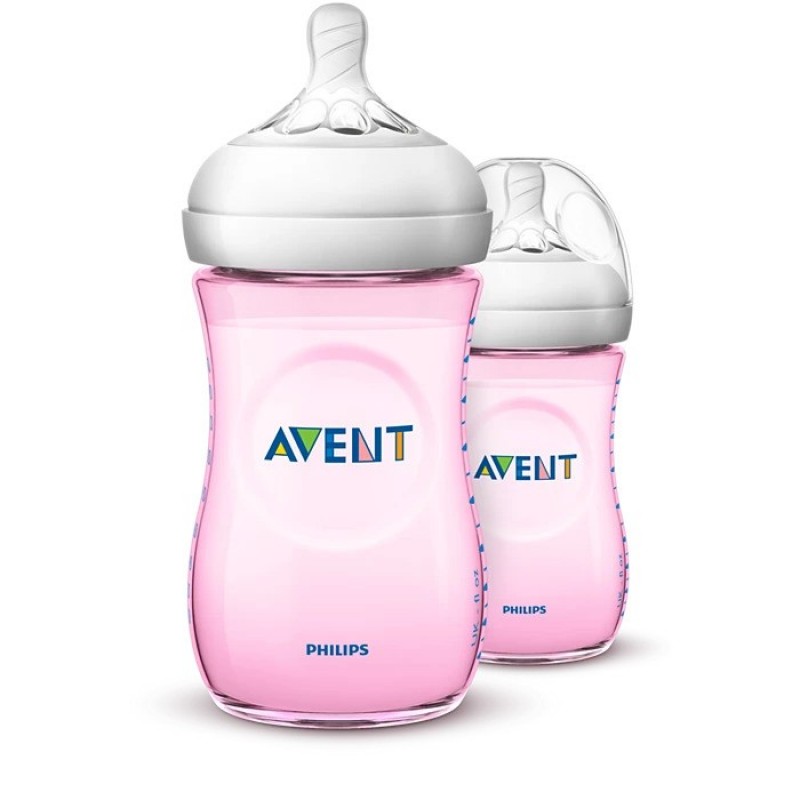 AVENT PP Pink Feeding Bottle 260ml x2 - Bottle Feeding , Baby Feeding , 奶瓶