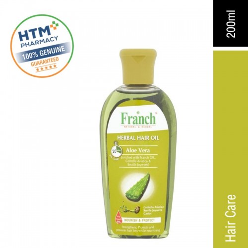 FRANCH HERBAL HAIR OIL 200ML - ALOE VERA