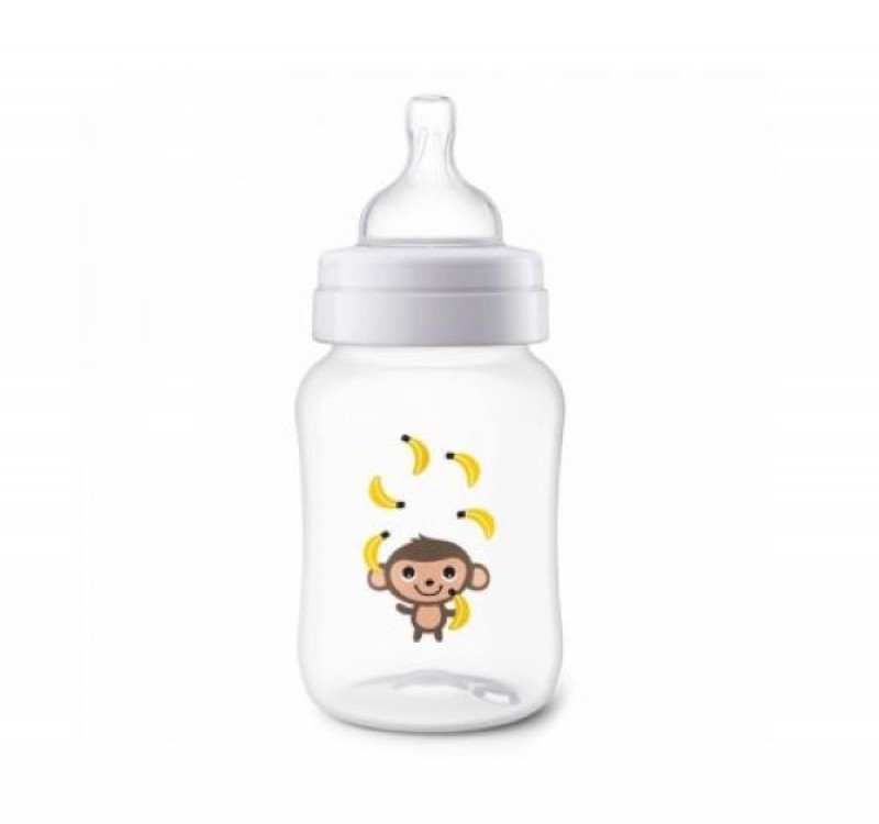 AVENT Classic+ Monkey Design Feeding Bootle 260ml-Bottle Feeding , Baby Feeding , 奶瓶