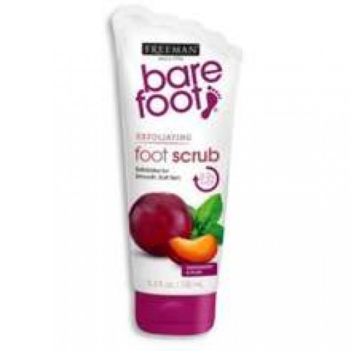 Freeman Bare Foot Peppermint & Plum Foot Scrub 5.3Oz/150ml