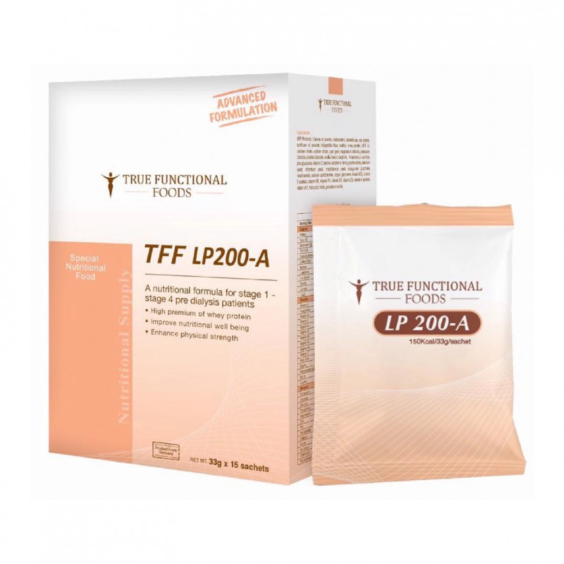 True Functional Foods Nutritional Whey Protein LP200-A 15's for Stage 1 to Stage 4 pre-dialysis patient