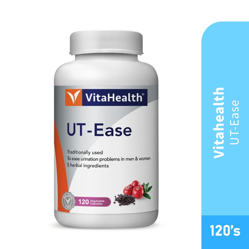 VITAHEALTH Ut-ease 120's - Cranberry ,Saw Palmetto, Urinary