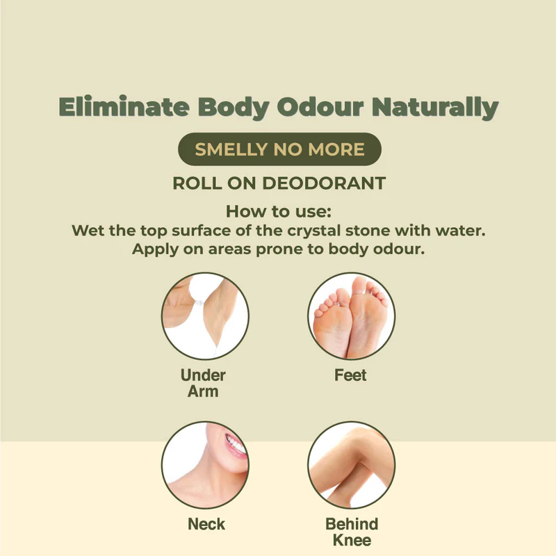 SMELLY NO MORE Deodorant 120g Roll On Deodorant, Natural Deodorant, Ubat Ketiak Wangi