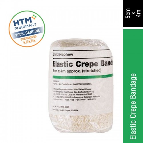 Smith & Nephew Elastic Crepe Bandage Medium 5CM x 4M