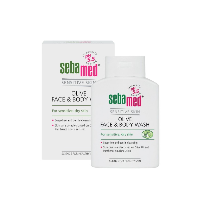 SEBAMED Liquid Cleanser Face & Body Wash 200ml for Sabun Baby, Sabun Badan, Sabun Mandi, 沐浴露