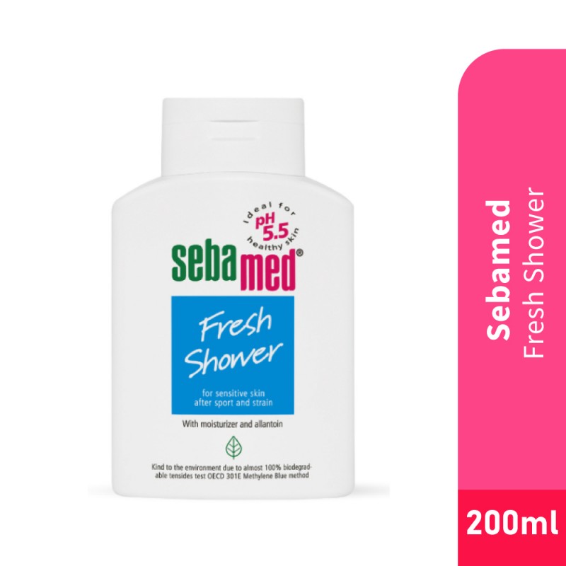 SEBAMED Fresh Shower 200ml Body Wash with Allantoin, Sabun Mandi, Sabun Badan for Athlete, 沐浴露