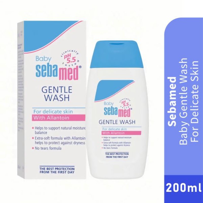 Sebamed Baby Gentle Wash 200ml for Baby Body Wash with Allantoin