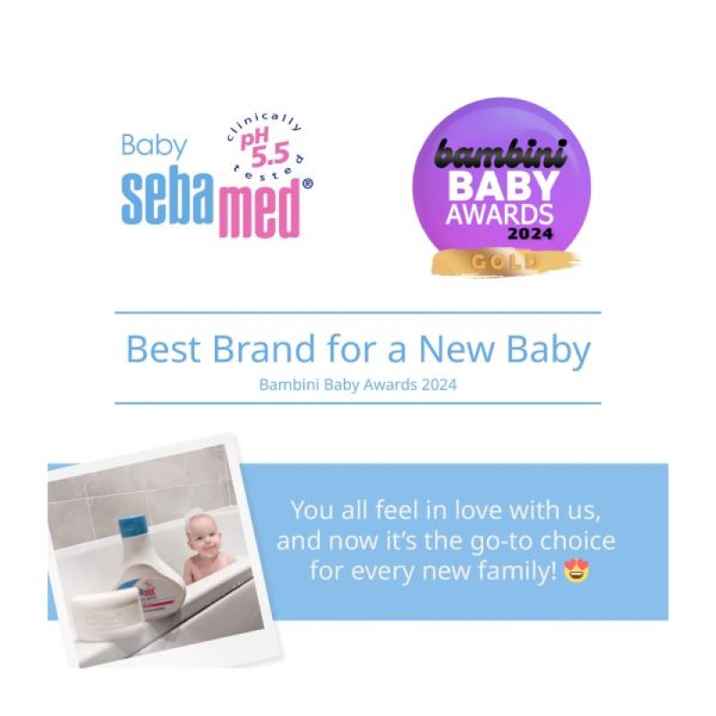 Sebamed Baby Gentle Wash 200ml for Baby Body Wash with Allantoin