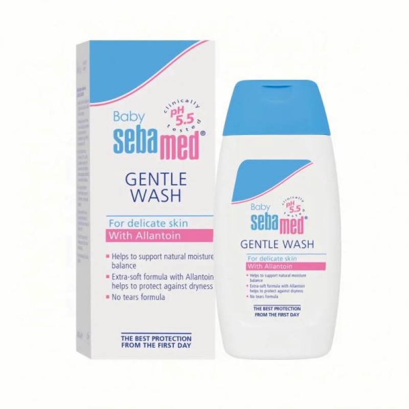 Sebamed Baby Gentle Wash 200ml for Baby Body Wash with Allantoin