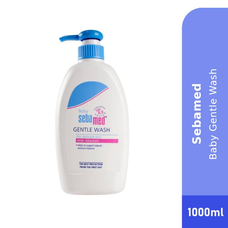 Sebamed Baby Gentle Wash 1000ml for Baby Body Wash with Allantoin