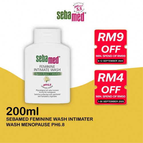 Sebamed Feminine Intimate Wash Menopause Ph6.8 200ML