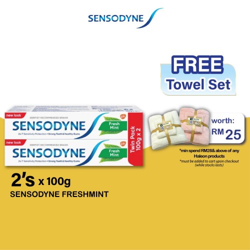 SENSODYNE FRESHMINT 2 x 100G