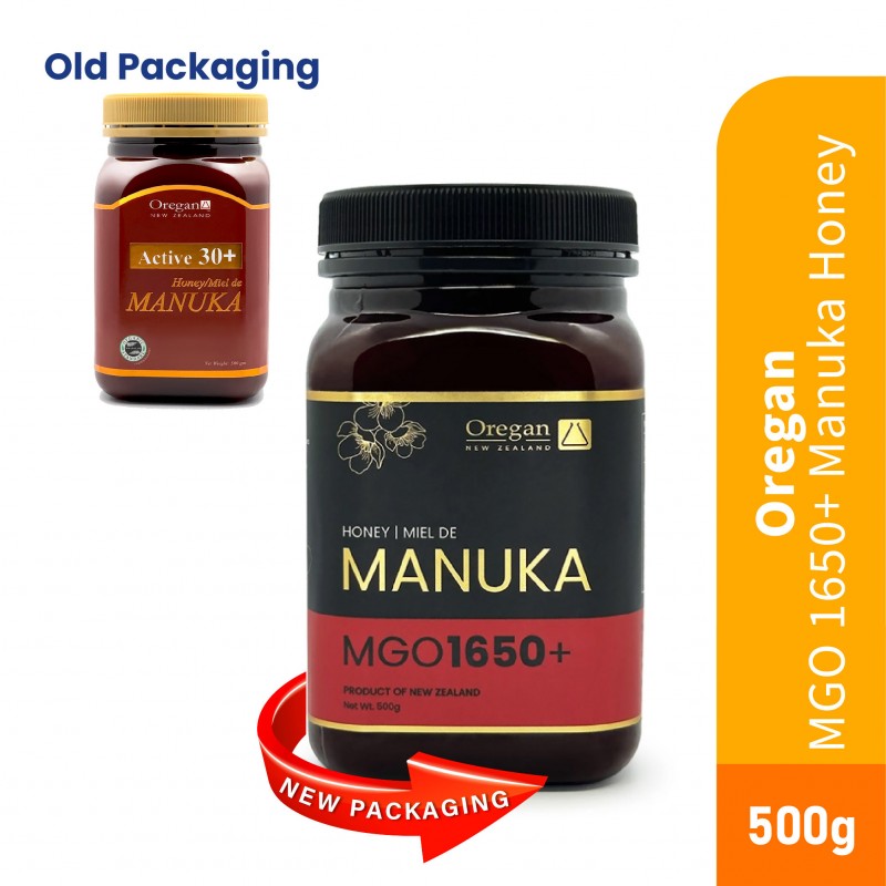 OREGAN NEW ZEALAND Madu Manuka MGO 1650+ 500g Manuka Honey, Madu Original, Madu Asli