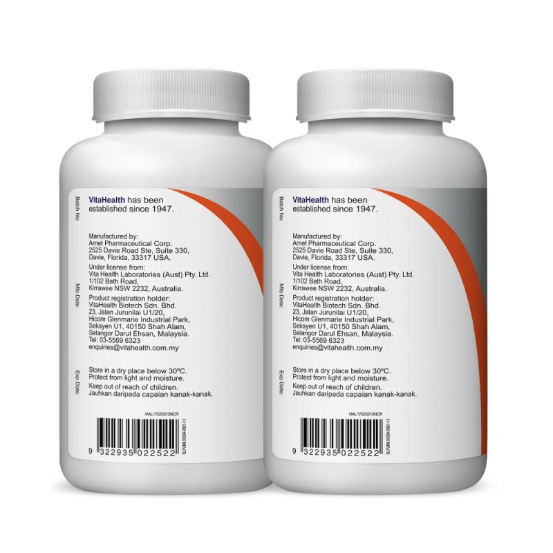 VITAHEALTH Selenium Plus 100's x2 - Vitamin A, Vitamin C, Vitamin E, Magnesium