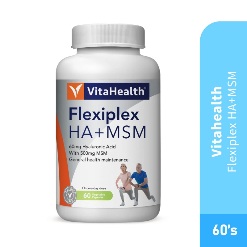 VITAHEALTH Flexiplex HA+MSM 60'S- Hyaluronic Acid, Joint Supplement, Joint