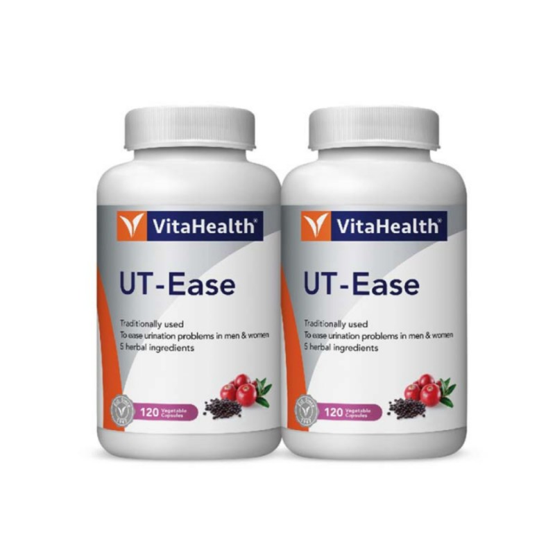 VITAHEALTH Ut-ease 120's x2 - Cranberry ,Saw Palmetto, Urinary
