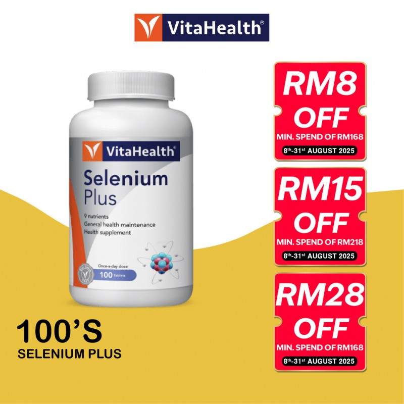 Vitahealth Selenium Plus 100's